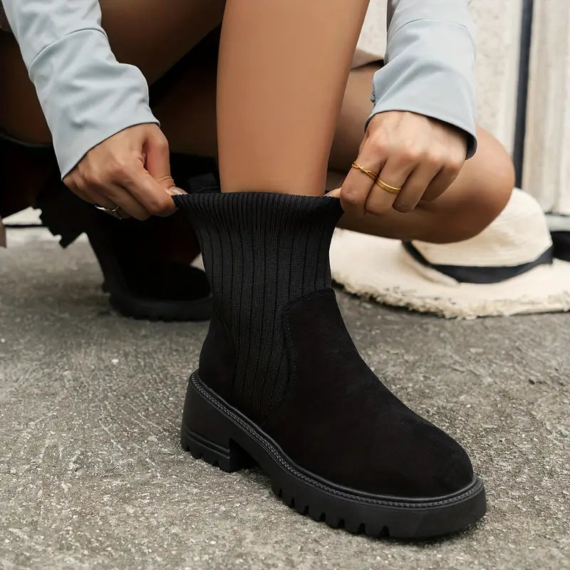 Maud - Bequeme Stretch Chelsea Boots für Damen