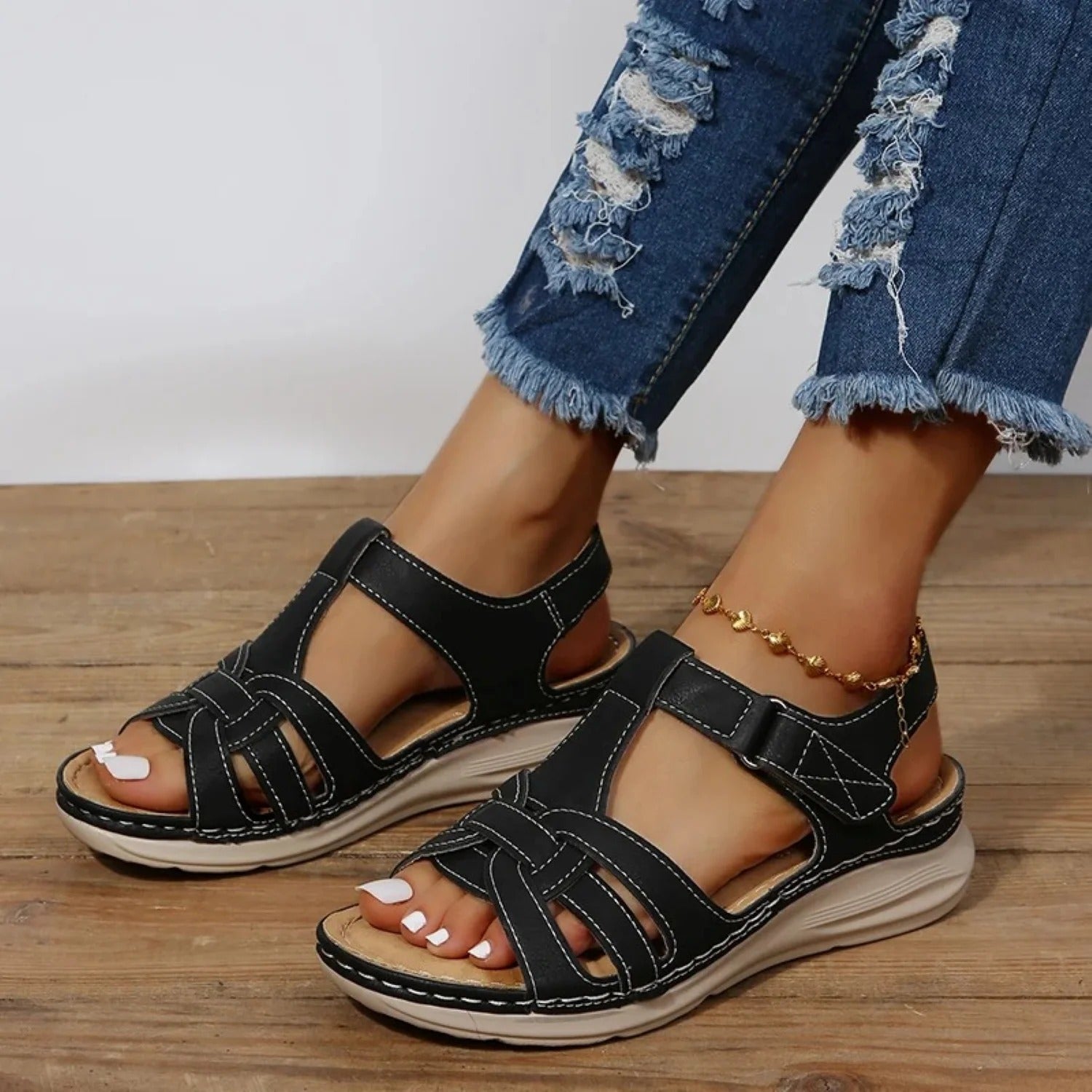 Kennedy - Wildleder Damen Sandalen