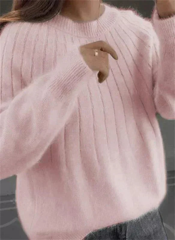 Lillymoda | Bryanna - trendiger, weicher Strickpullover