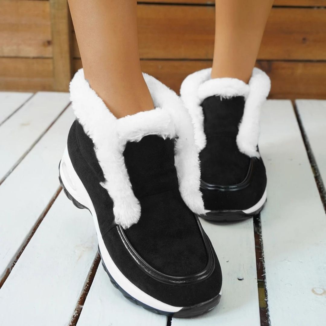 Wren - Elegante Gefütterte Stiefelette mit Kuscheldetail