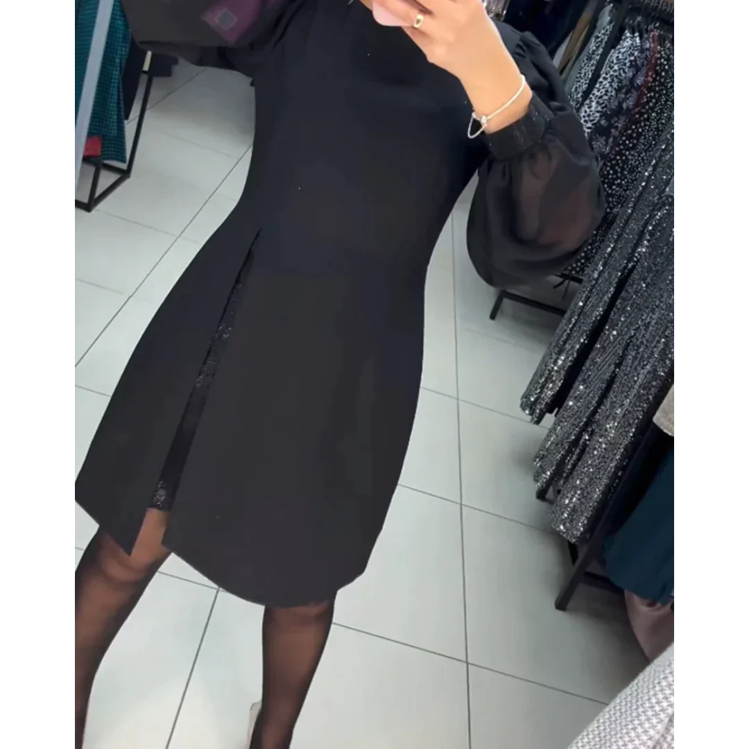 Lillymoda | Millie - Elegantes Langärmeliges Kleid für Frauen