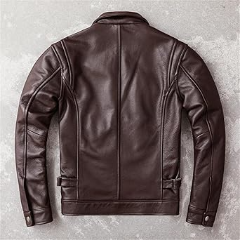 Klassische, luxuriöse, minimalistische Wildlederjacke für Herren