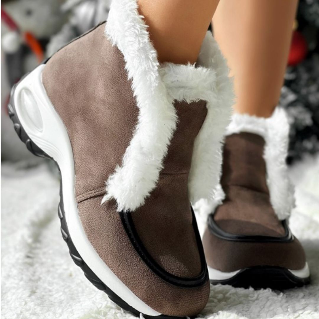 Wren - Elegante Gefütterte Stiefelette mit Kuscheldetail