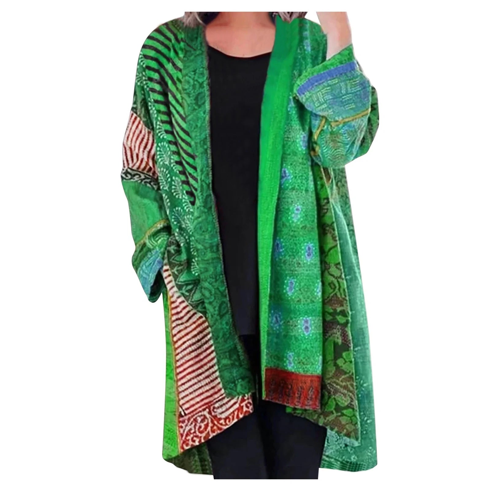 Benedicte - Langarmeliger Vintage-Pullover