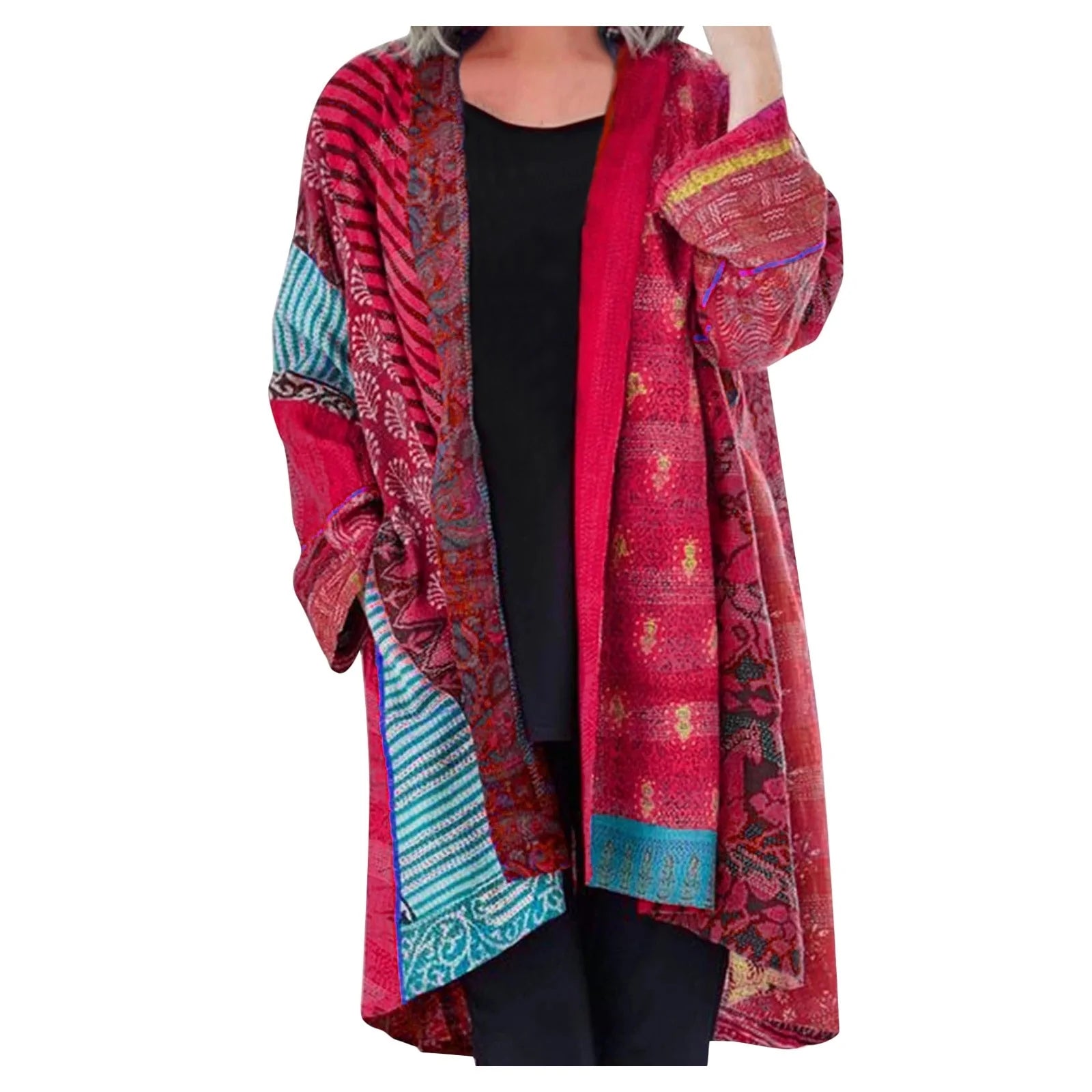 Benedicte - Langarmeliger Vintage-Pullover