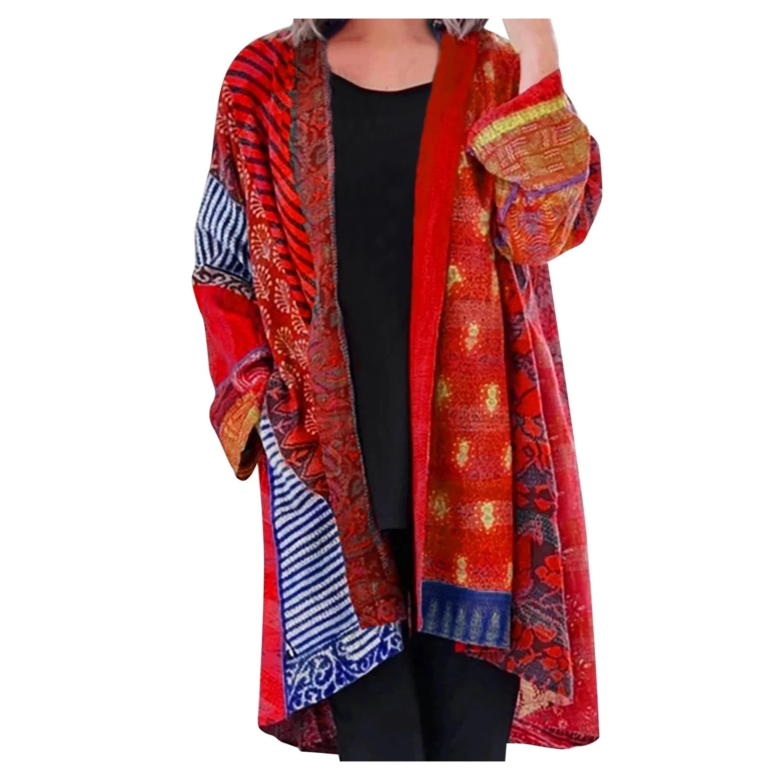 Benedicte - Langarmeliger Vintage-Pullover