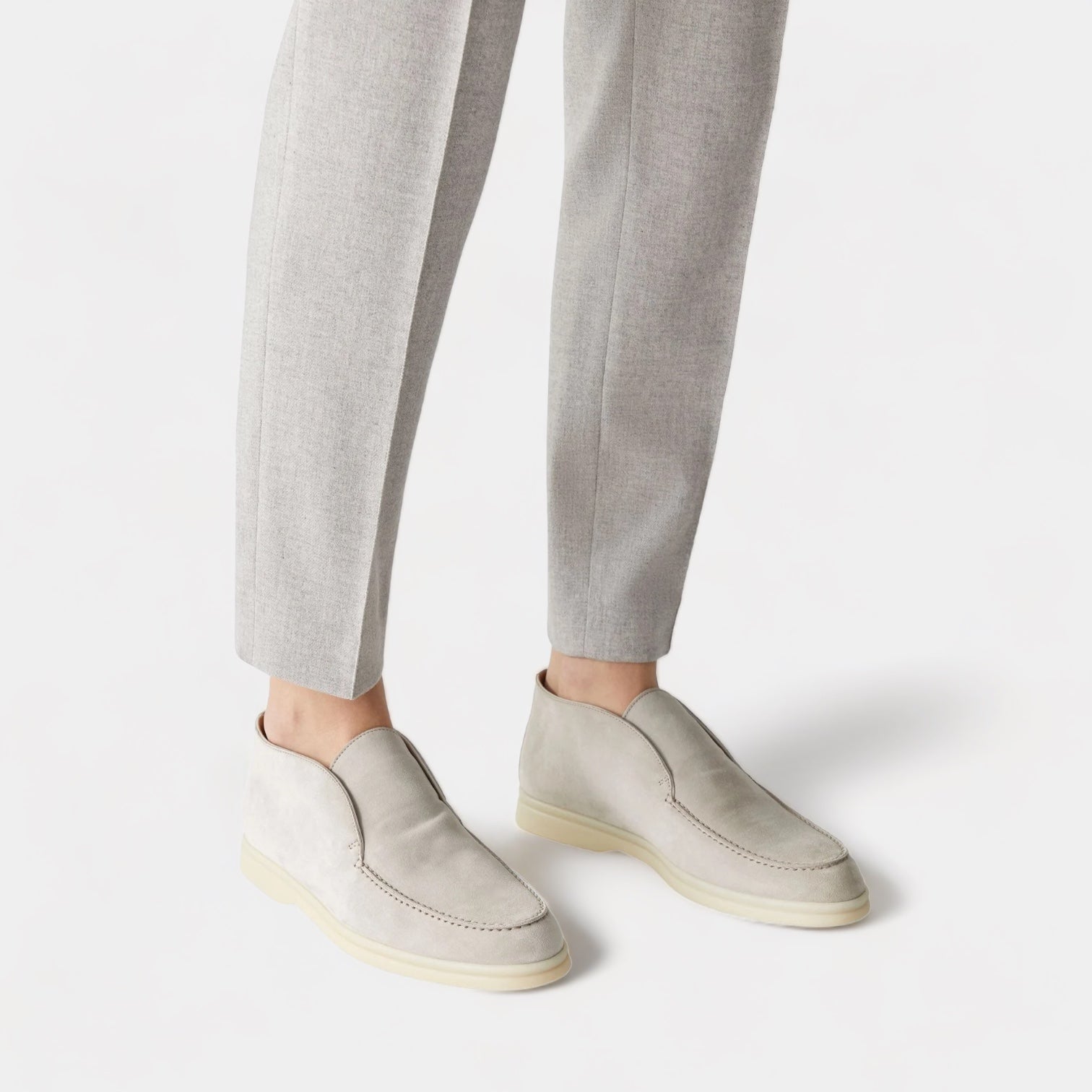 Nevio - Wildleder-Loafers tragen
