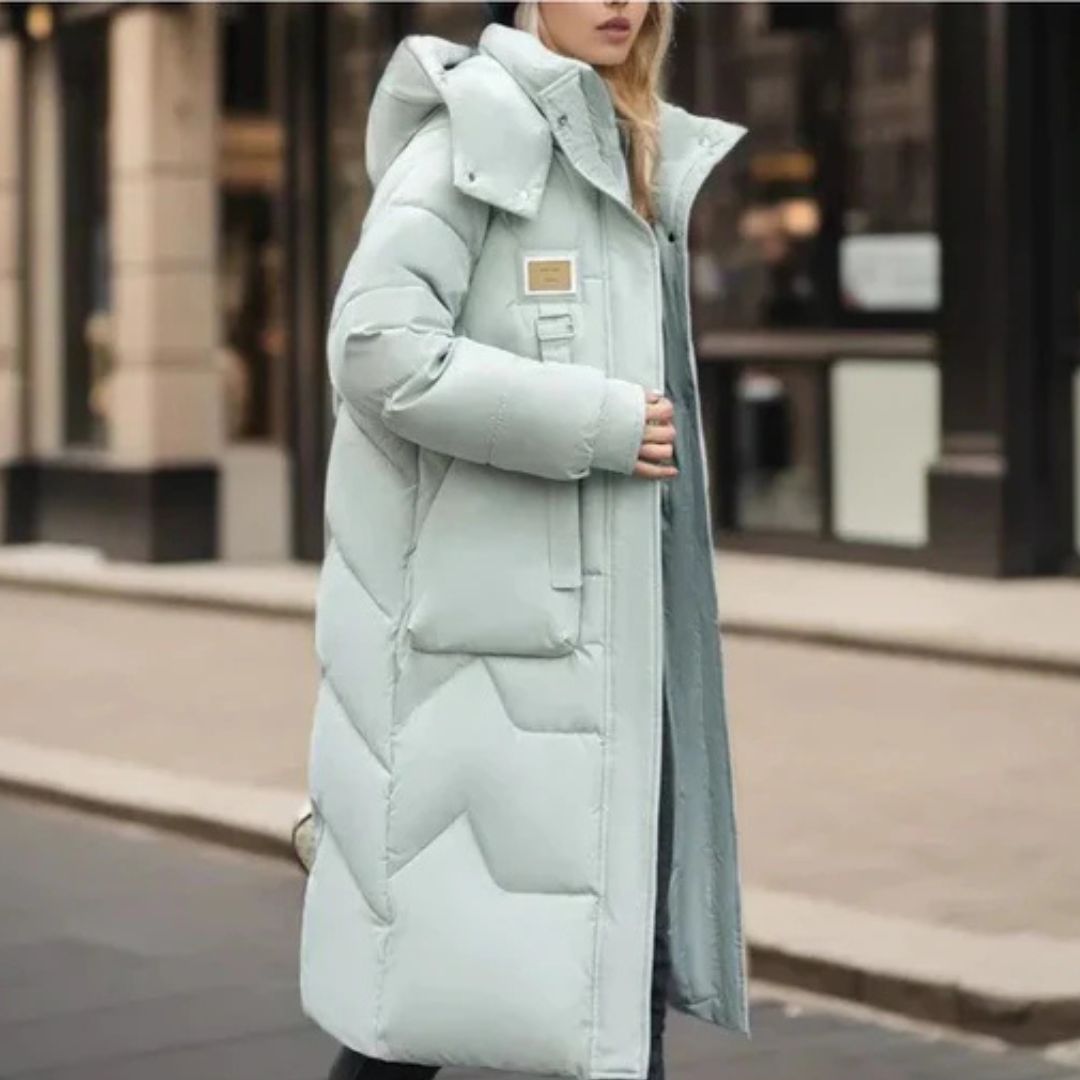 Jade Pufferjacke | Langer Wintermantel für Eiskalte Tage