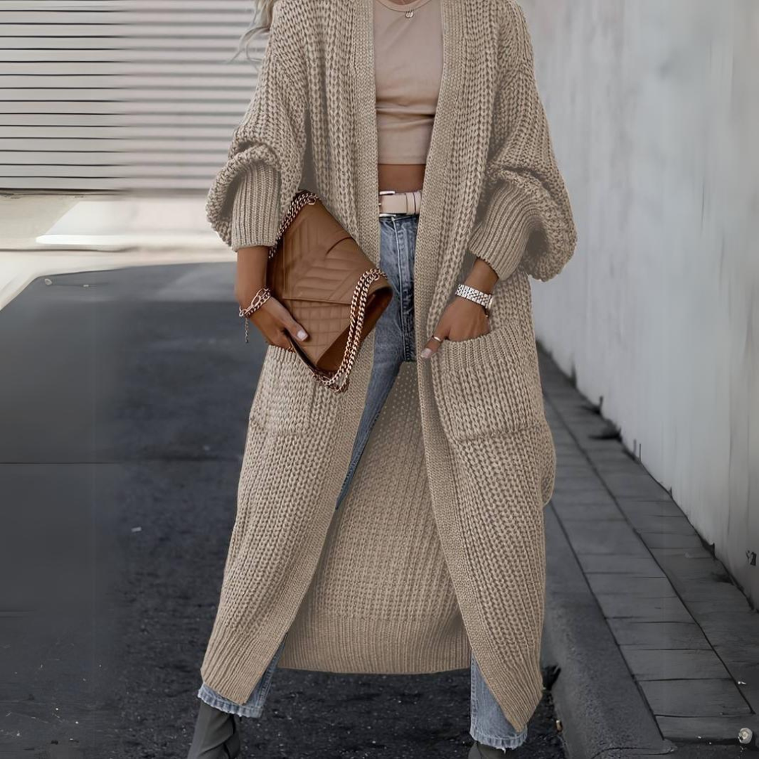 Greta Cardigans | Stilvolle, lange, offene Cardigans zum Schichten