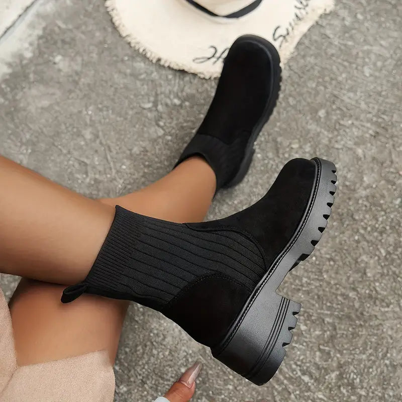Maud - Bequeme Stretch Chelsea Boots für Damen