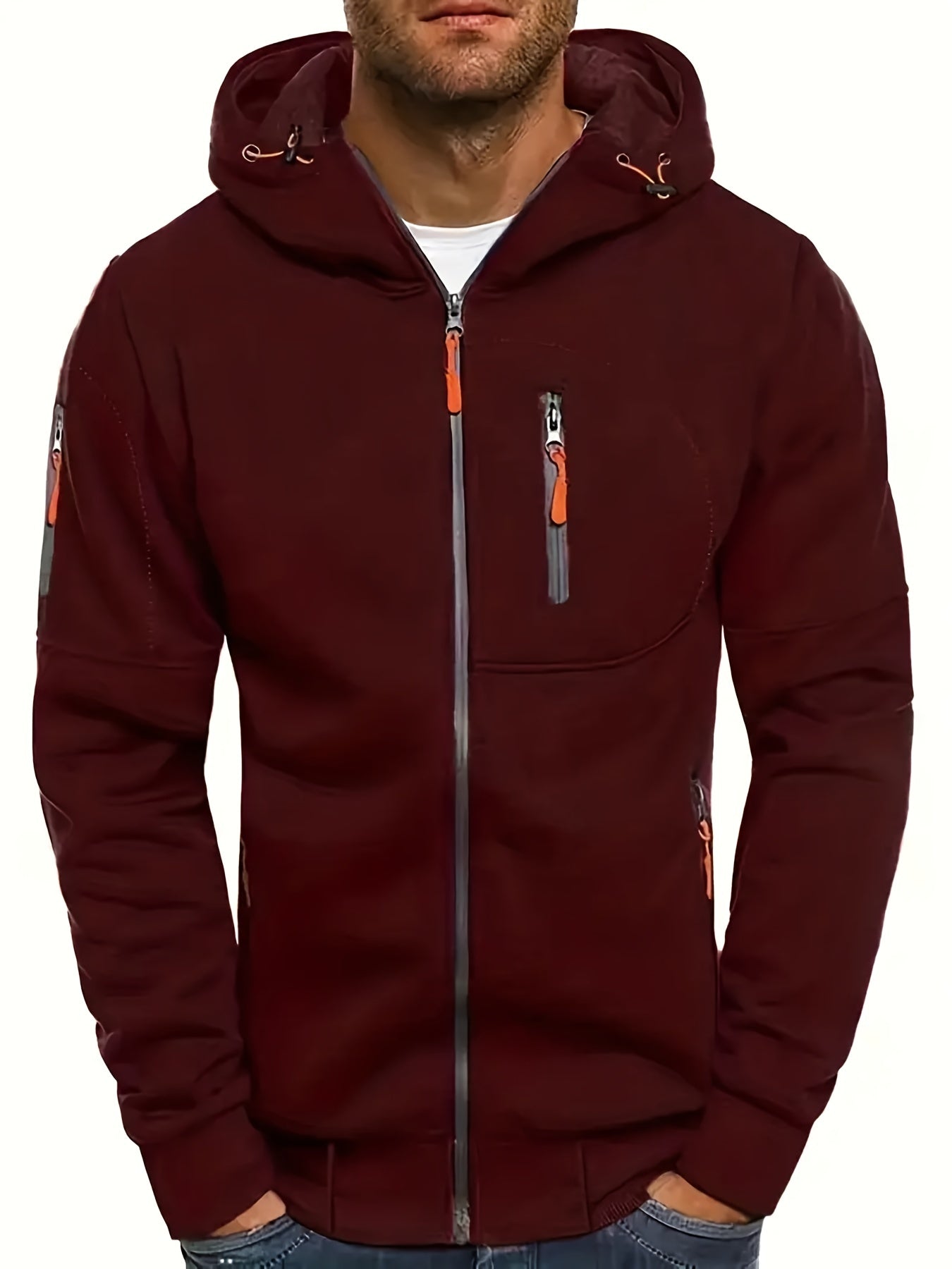 Lillymoda | Adam - Kapuze Reißverschluss-Jacke