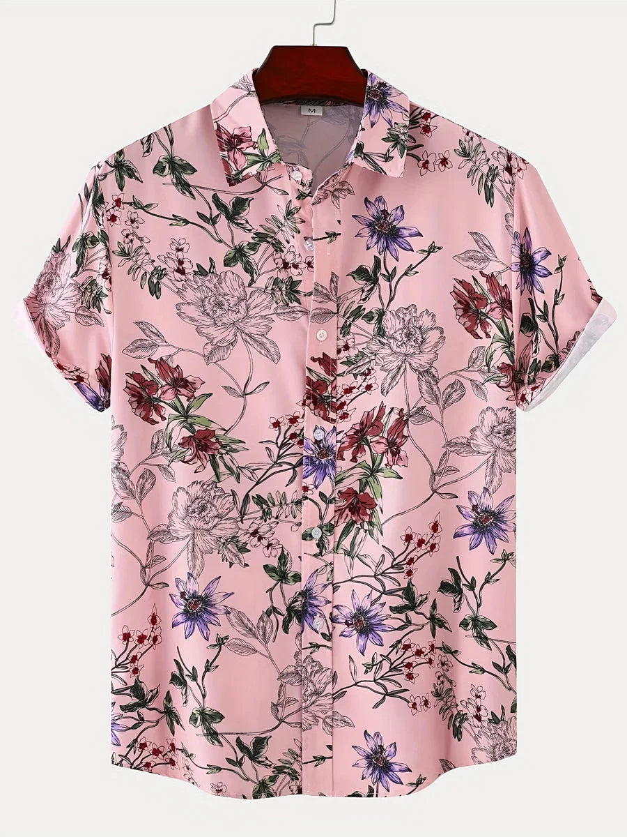 Gerwin - Herren Hemd mit Blumenmuster
