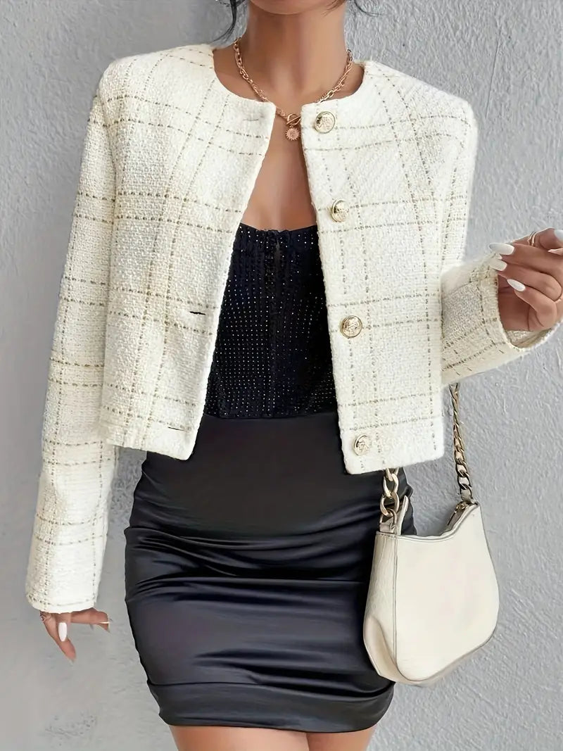 Berthia Tweed-Jacke | Modern geschnittene Damenjacke 2024