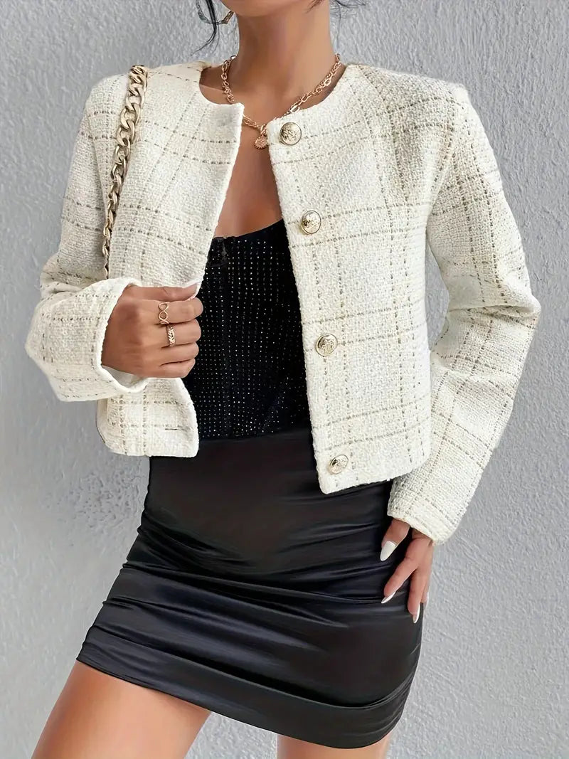 Berthia Tweed-Jacke | Modern geschnittene Damenjacke 2024
