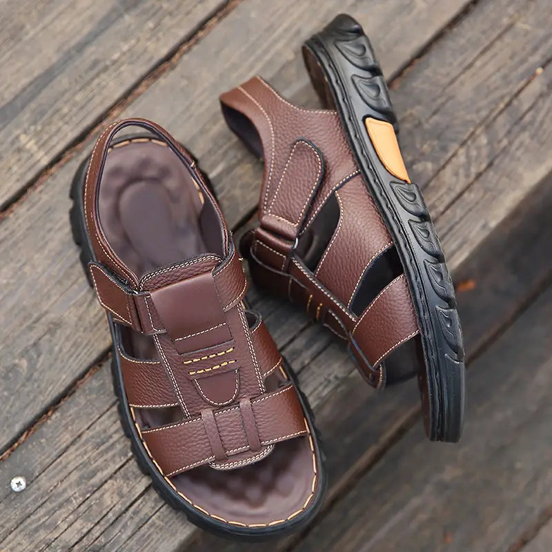Calogero - Herren Sandalen mit Offener Spitze