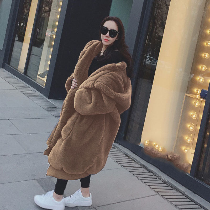 Lillymoda | Cora - Bequeme Winterjacke aus Kunstfell