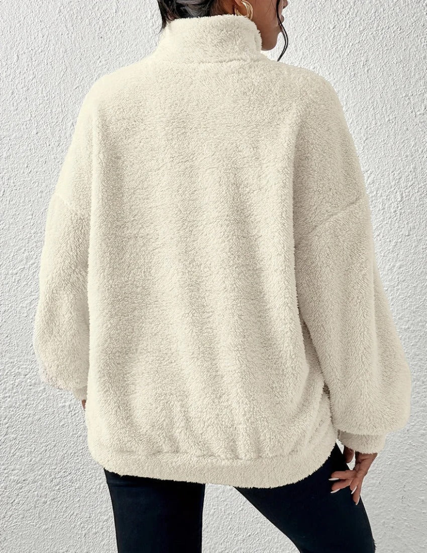 Hilari - Flauschiger Fleece-Pullover