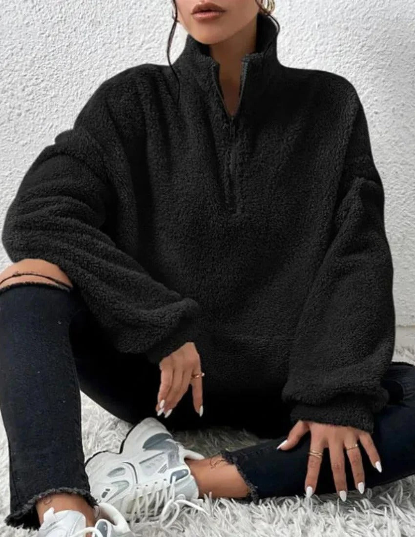 Hilari - Flauschiger Fleece-Pullover