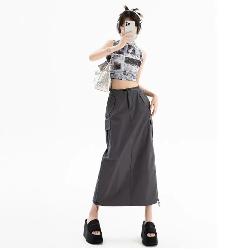 Lillymoda | Jade - stijlvolle retro cargo rok