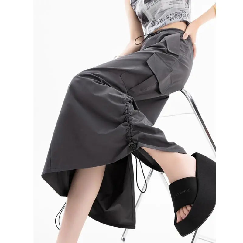 Lillymoda | Jade - stijlvolle retro cargo rok