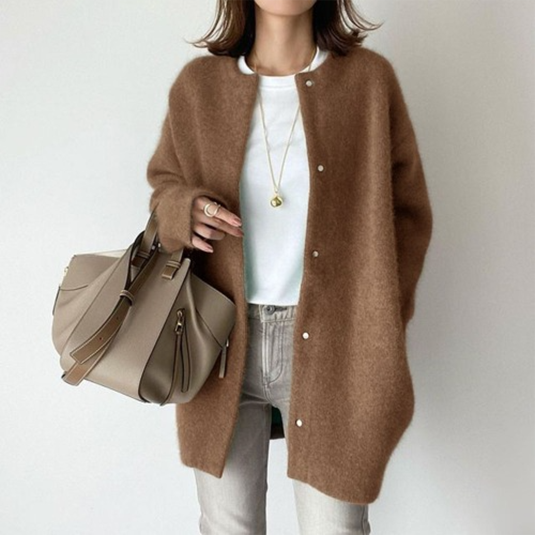 Anesa - Hochwertiger Designerwollmantel