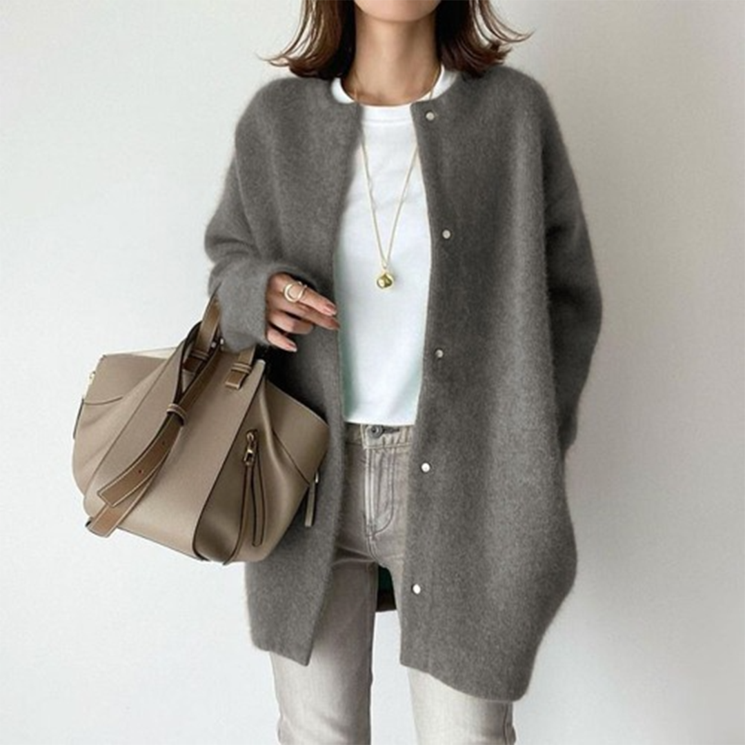 Anesa - Hochwertiger Designerwollmantel