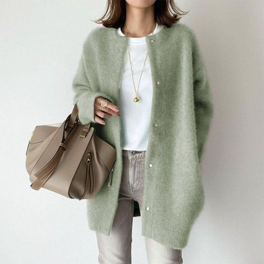 Anesa - Hochwertiger Designerwollmantel