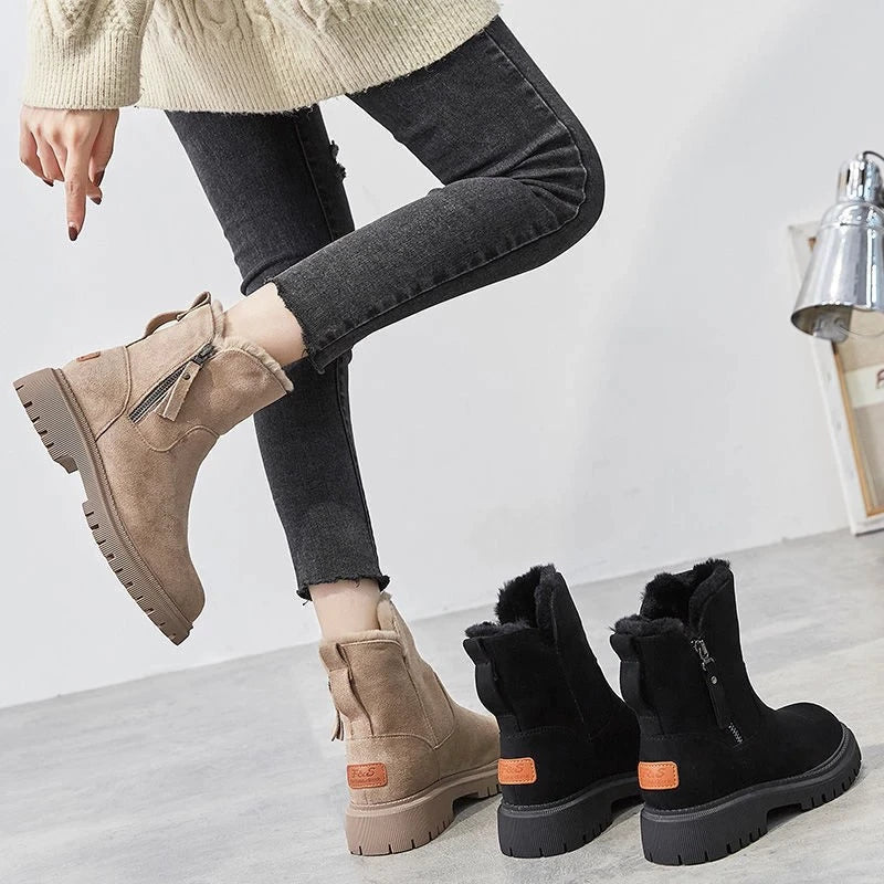 Lillymoda | Cora - Flache Schneeschuhe für Frauen