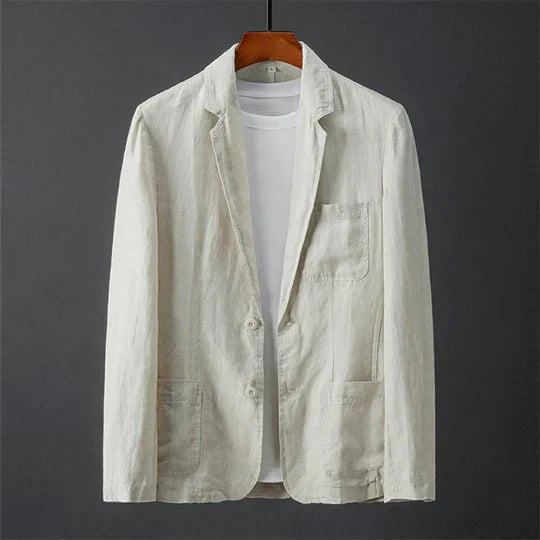 Ramel - Herren Blazer Leinen Sommer
