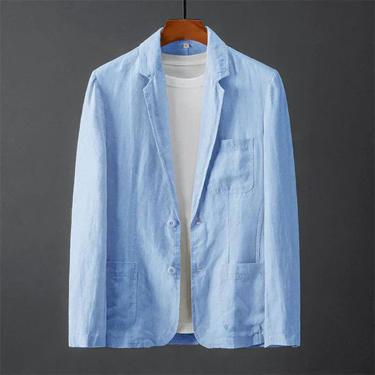 Ramel - Herren Blazer Leinen Sommer