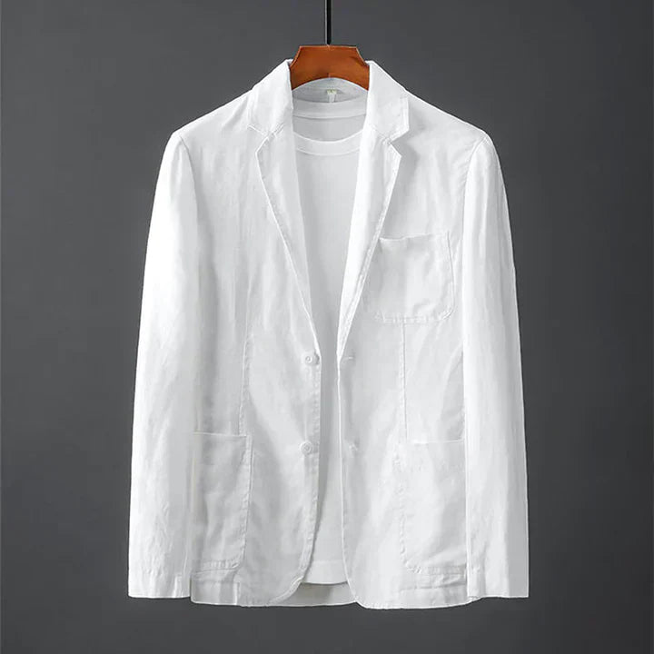Ramel - Herren Blazer Leinen Sommer