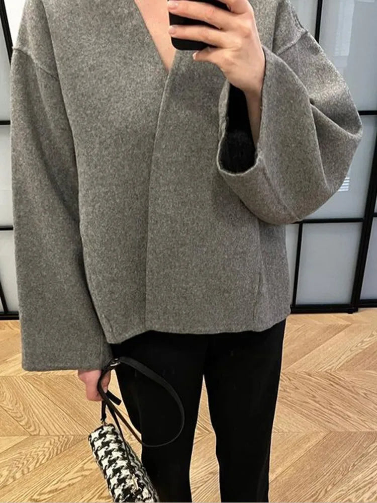 Lillymoda | Joanna - Lässiger Locker Geschnittener Cardigan