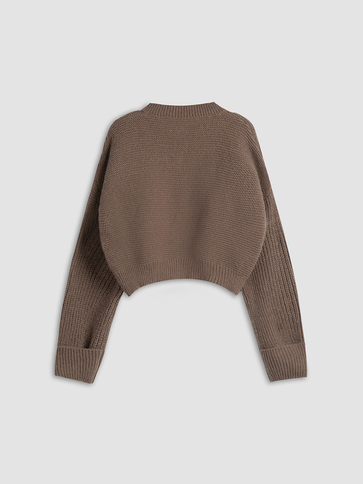 Minimalistischer V-Ausschnitt Pullover