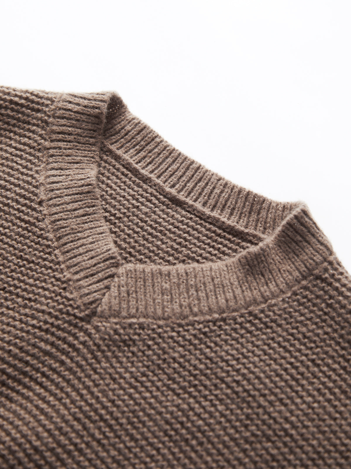 Minimalistischer V-Ausschnitt Pullover