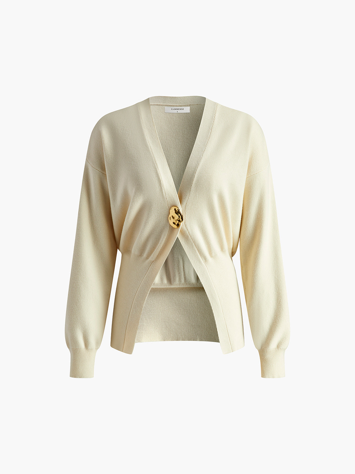 Goldener Knopf Schlichtes Cardigan