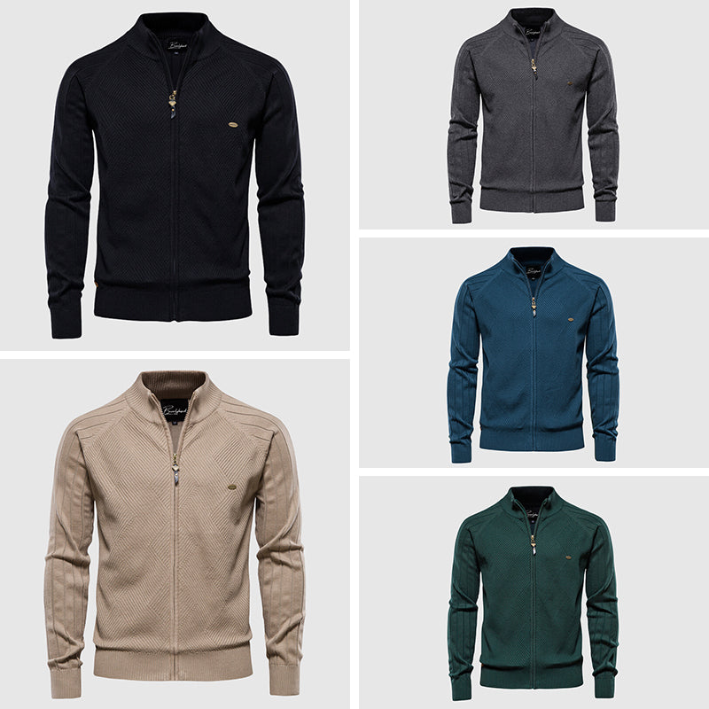 Moderne, elegante, vielseitige Zip-Up Jacke Herren