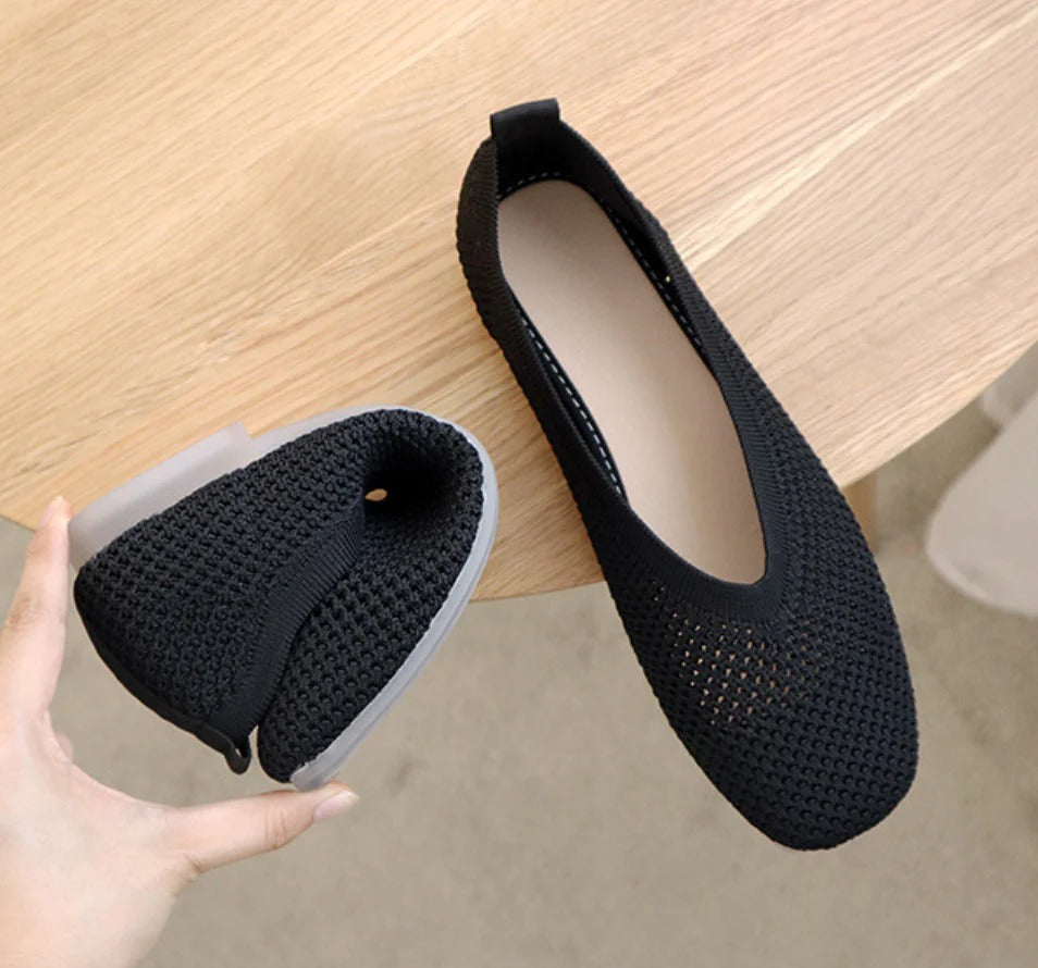 Emanuela - Atmungsaktive Orthopädische Schuhe mit Niedrigem Absatz und Korrekturfunktion