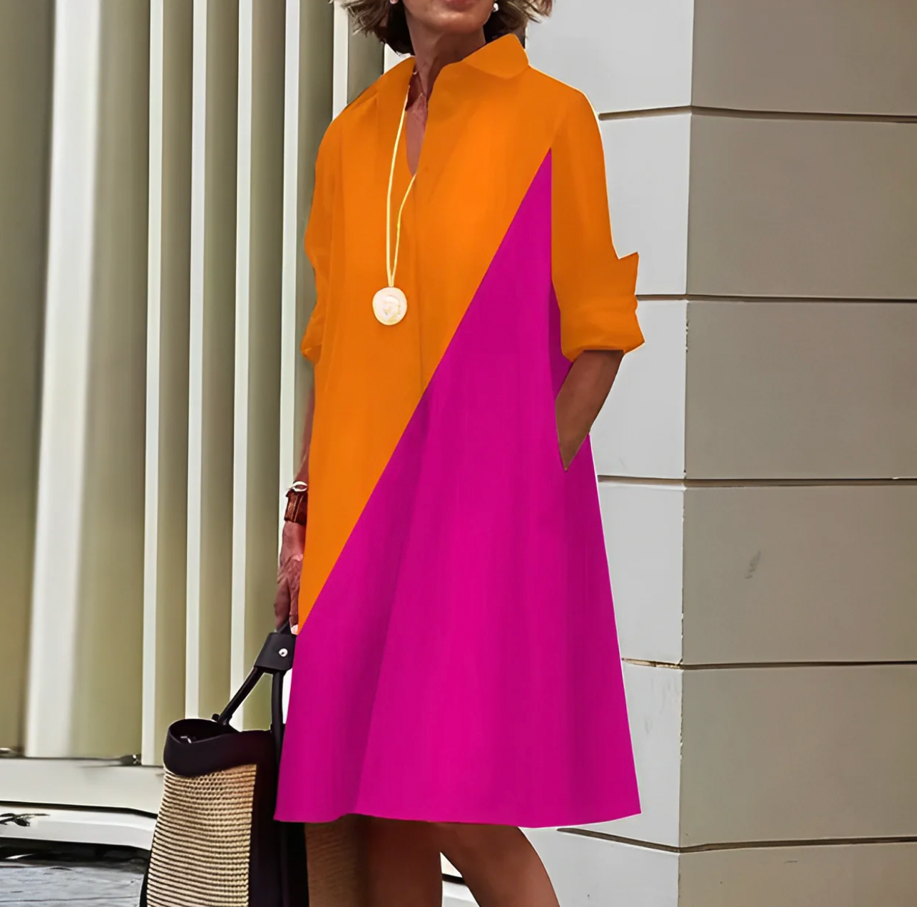 Lillymoda | Jessica - elegantes Mini-Hemdkleid