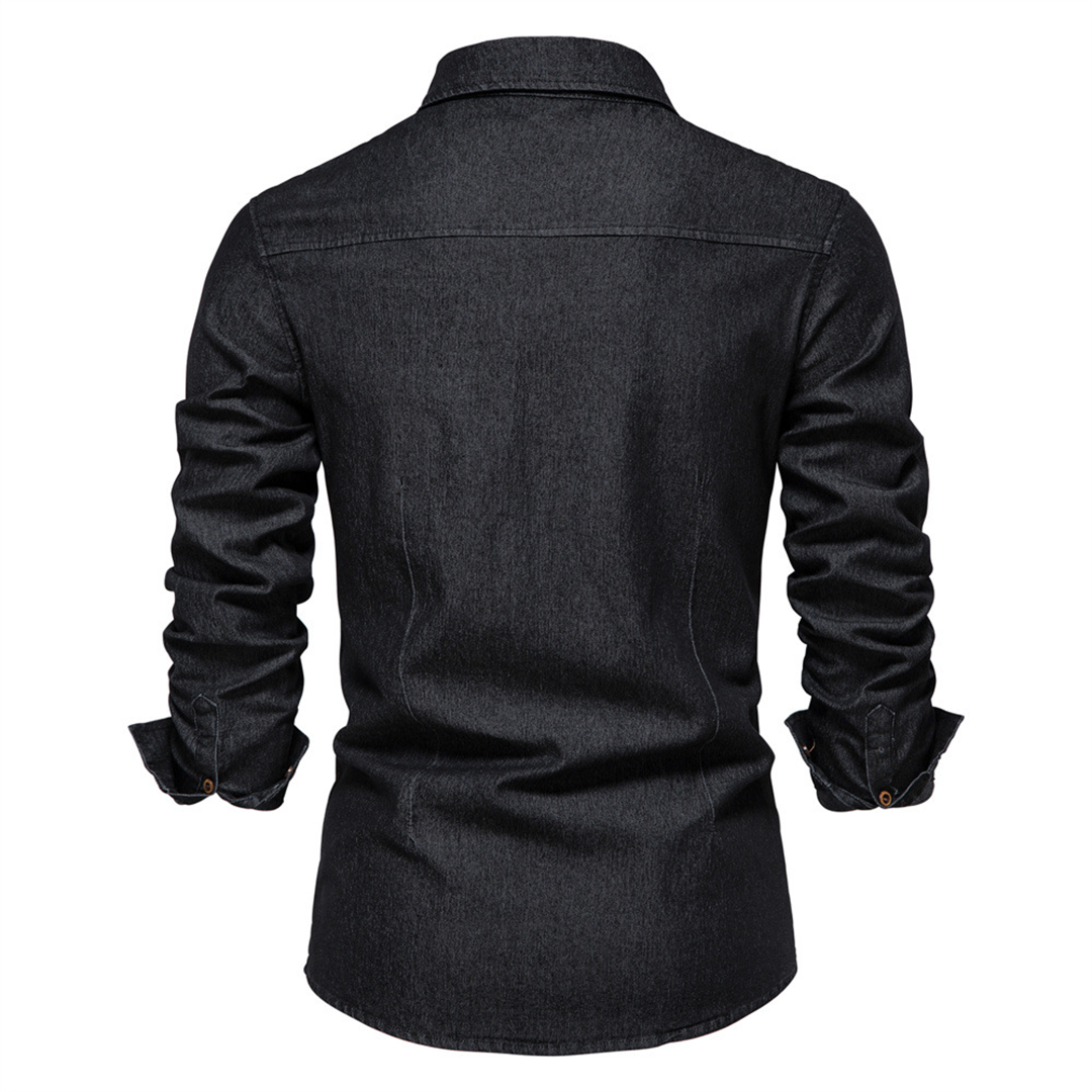 Webb - Elegantes Langarmhemd
