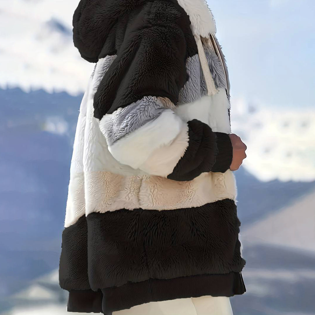 Hoodira | Weiche Kapuzenfleecejacke für Damen