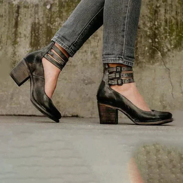 Pernilla - Stilvolle Pumps mit Knöchelriemen