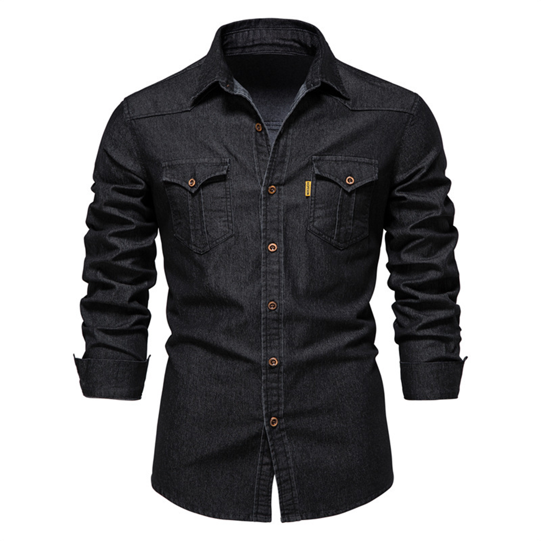 Webb - Elegantes Langarmhemd