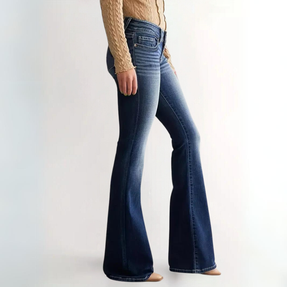 Irmina - Elegante Flared-Hose mit Stil