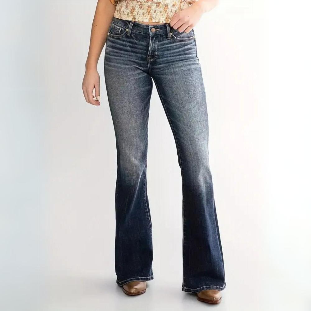 Irmina - Elegante Flared-Hose mit Stil