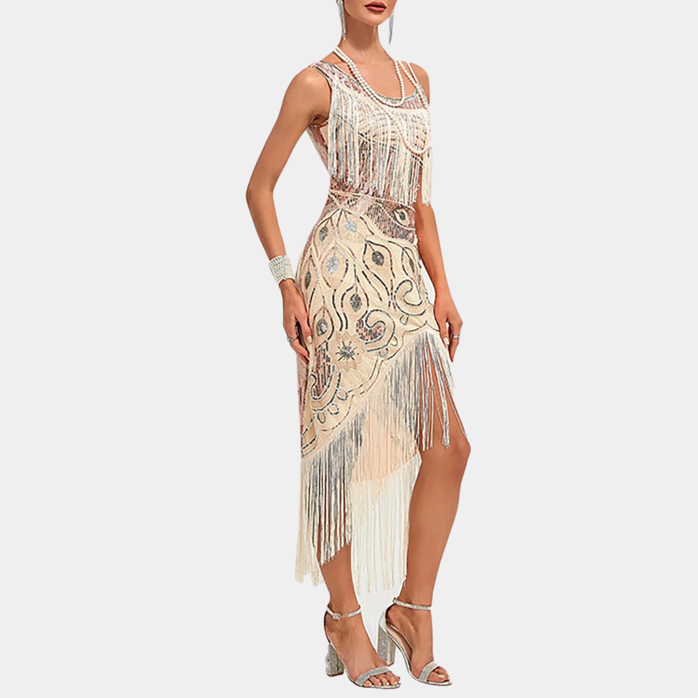 Lillymoda | Dorothy - Vintage-Pailletten- und Perlenkleid