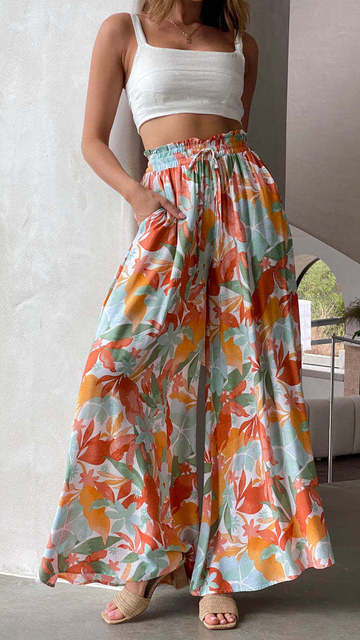 Edeltraud - Elegante Hose mit weitem Bein
