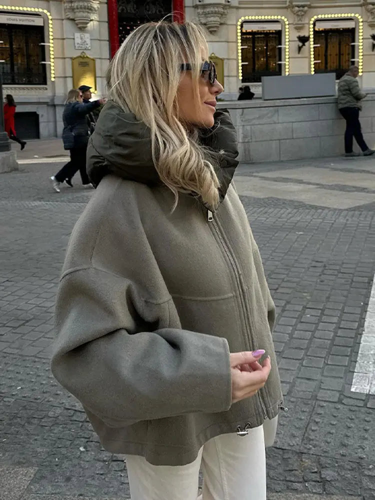 Lillymoda | Felicity - Lässige Lockere Kapuzenjacke