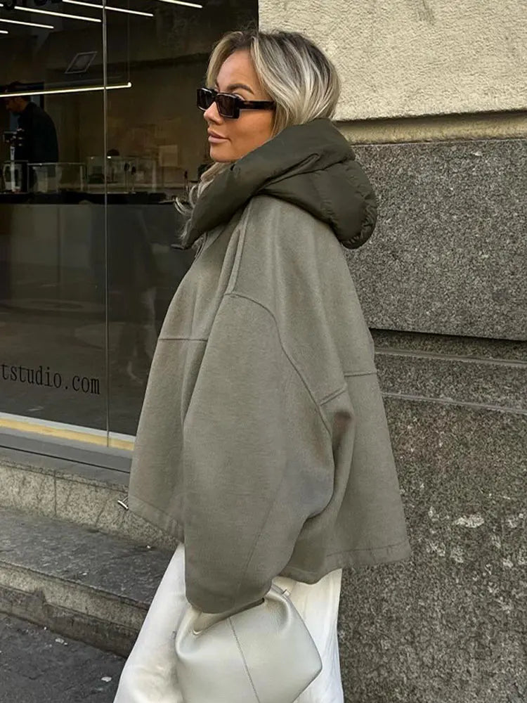 Lillymoda | Felicity - Lässige Lockere Kapuzenjacke