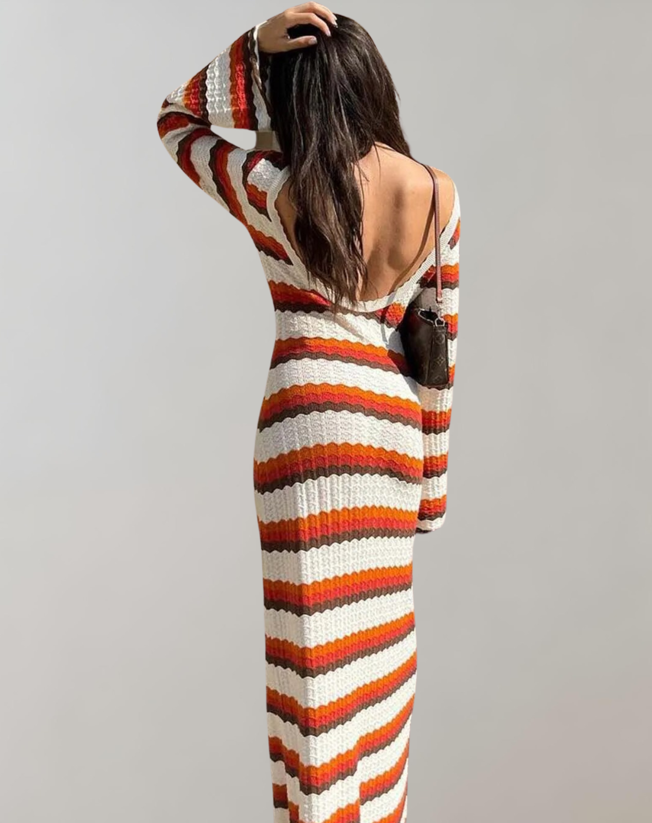 Lillymoda | Aviana - lässiges gestreiftes Strickkleid