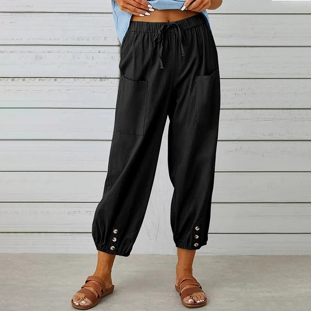 Yessenia - Bequeme Leinenhose